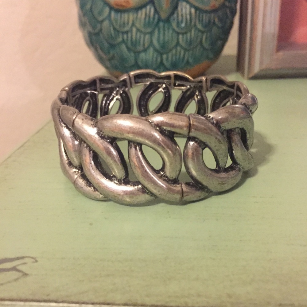 🩶Premier Designs Silver Link Bracelet NWOT🩶
